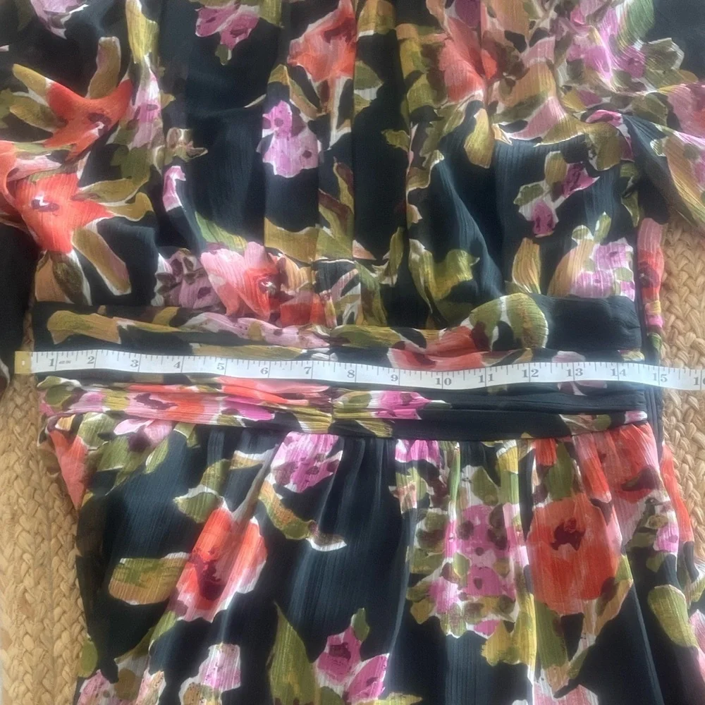 Aqua by Bloomingdales floral open-back maxi 🌺 - Picture 9 of 11